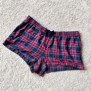 Plaid Hollister Nighttime Lounge Shorts